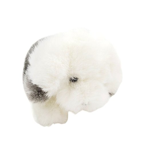 Jerry Elsner Co Dog Plush Stuffed Animal Old English‎ Sheepdog Puppy Vtg 80s 7" - Picture 3 of 8